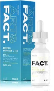 Art&Fact Сыворотка для лица Benzoyl Peroxide 2.5% анти-акне (30 мл)