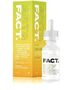 Art&Fact Сыворотка для лица CentellaAsiatica 0.5%+GinkgoBiloba 0.3% успокаивающая от купероза (30 мл)