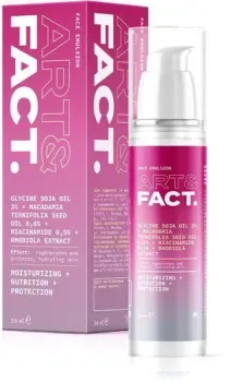 Art&Fact Эмульсия для лица Glycine Soja Oil 3%+Macadamia Ternifolia Seed Oil 0.8% ламеллярная (50 мл)