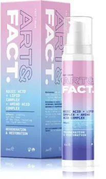 Art&Fact Крем для лица Kojic Acid+Lipid Complex+Amino Acid Complex Выравнивающий 30мл