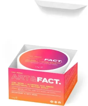 Art&Fact Пудра для лица Zinc Oxide + Allantoin Face Powder антисептическая (15 г)