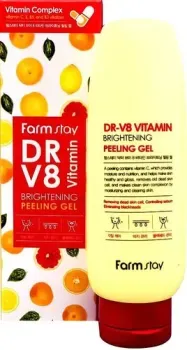 FarmStay Пилинг для лица с витаминами DR-V8 Vitamin Brightening Peeling Gel 150 мл