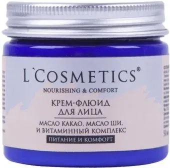 L'Cosmetics Крем для лица Питание и комфорт с маслом какао ши и витаминным комплексом 50 мл