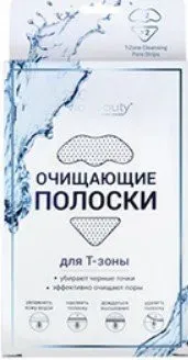 Viabeauty Маска для лица тканевая Очищающие полоски для Т-зоны 3+1 шт