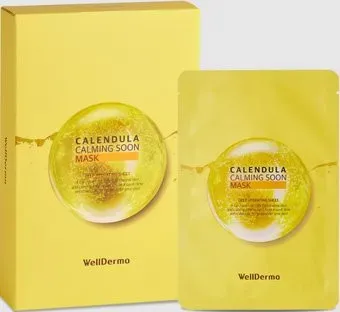 WellDerma Набор масок для лица Calendula Calming Soon Mask 10x30 мл