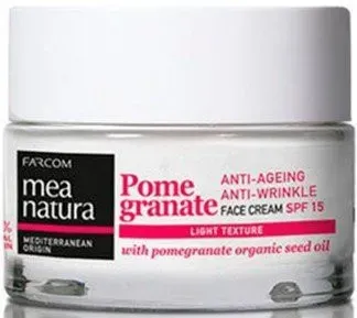 Farcom Крем для лица Mea Natura Pomegranate против морщин с маслом граната SPF15 50 мл