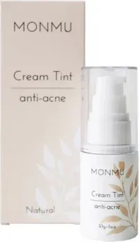Monmu Крем для лица Тинт Anti-Acne с эффектом сияния тон натуральный 30 г