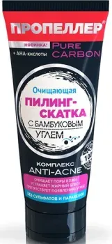 ПРОПЕЛЛЕР Пилинг для лица Очищающая с бамбуковым углем (100 мл)