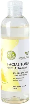 Organic Zone Тоник для лица С АНА-кислотами для нормальной и сухой кожи (250 мл)