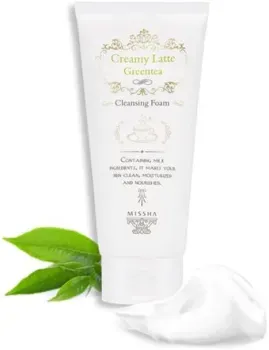 Missha Пенка для умывания Creamy Latte Green Tea Cleansing Foam (172 мл)