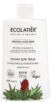 Ecolatier Тоник для лица Green Aloe Vera Очищение и Увлажнение (250 мл)