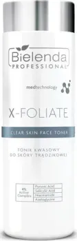 Bielenda Professional Тоник для лица X-Foliate Clear Skin Acid с кислотами для жирной кожи (200 мл)