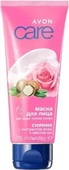 Avon Маска для лица кремовая Care с экстрактом Розы и маслом Ши (75 мл)
