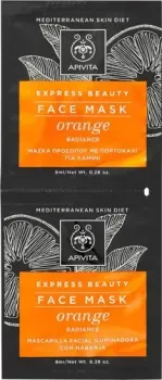 APIVITA Набор масок для лица Express Orange (2x8 мл)