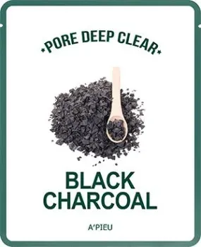 A'Pieu Маска для лица тканевая Pore Deep Clear Black Charcoal (25 г)