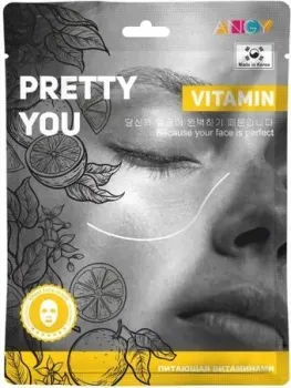 Angy Маска для лица тканевая Pretty You питающая витаминами (25 мл)