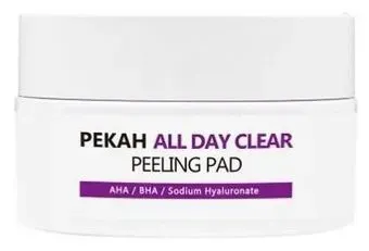 Pekah Пилинг для лица All Day Clear очищающие и отшелушивающие диски (65 мл)