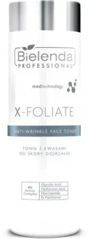 Bielenda Тоник для лица X-Foliate Anti Wrinkle Кислотный против морщин для зрелой кожи (200 мл)