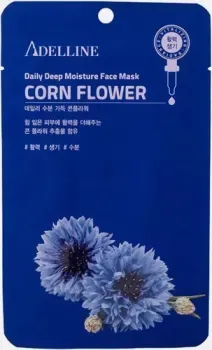 Adelline Маска для лица тканевая Daily Deep Moisture Facial Mask Corn Flower (23 мл)