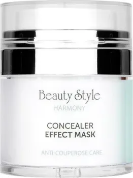 Beauty Style Маска для лица кремовая Harmony антикупероз против покраснений с эффектом консилера (50 мл)