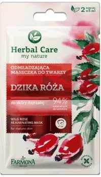 Farmona Маска для лица кремовая Herbal Care шиповник омолаживающая 2x5 мл