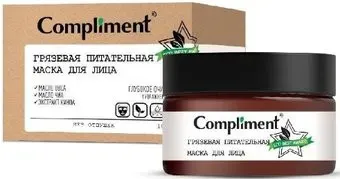Compliment Маска для лица кремовая Eco Best Грязевая питательная 100 мл