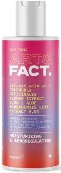 Art&Fact Тоник для лица Azelaic Acid 5% + Calendula Extract 0.5% себорегулирующий 150 мл