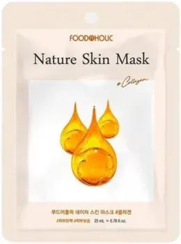 FoodaHolic Маска для лица тканевая Nature Skin с коллагеном 23 мл