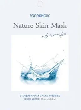 FoodaHolic Маска для лица тканевая Nature Skin с гиалуроновой кислотой 23 мл