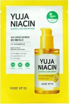 Some By Mi Маска для лица тканевая Yuja Niacin Blemish Care Serum Mask 25 г