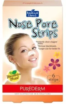 Purederm Полоски для носа Botanical Choice Nose Pore Strips 6 шт