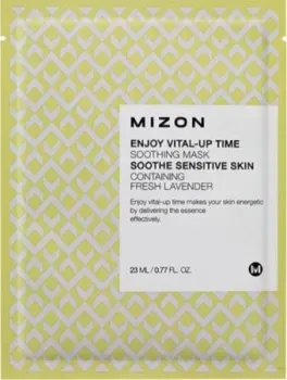 Mizon Маска для лица тканевая Enjoy Vital Up Time Mask Fresh Lavender 23 г