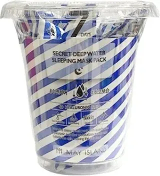 May Island Набор масок для лица 7 Days Secret Deep Ночная С гиалуроновой кислотой 12x5 г