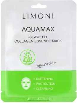 Limoni Маска для лица тканевая Seaweed Collagen Essence Mask 23 г