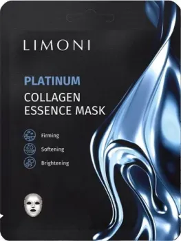 Limoni Маска для лица тканевая Platinum Collagen Essence Mask 23 г