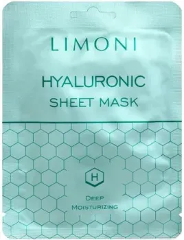 Limoni Маска для лица sheet mask with hyaluronic acid