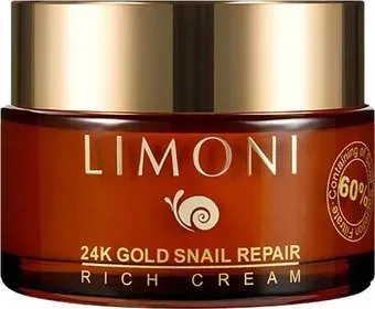 Limoni Крем для лица 24K Gold Snail Repair Rich Cream 50 мл