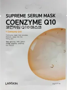 Lanskin Маска для лица тканевая С коэнзимом Q10 21 г