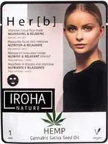 Iroha Nature Маска для лица тканевая Herb Intensive Tissue Face Mask Nourishing Relaxing 20 г