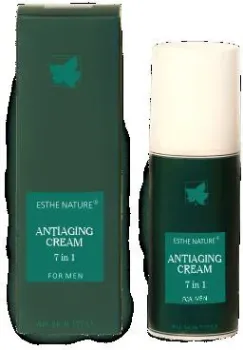 Esthe Nature Крем для лица Antiaging Day Cream For Men Антивозрастной с биопептидами 7в1 50 мл