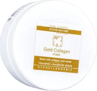 Esthe Nature Маска для лица кремовая Gold Mask С коллагеном и экстрактом икры 100 мл