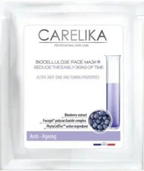 Carelika Маска для лица тканевая Антивозрастная биоцеллюлозная 18 мл