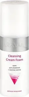 Aravia Крем для умывания Professional Cleansing Cream Foam с маслом хлопка 150 мл