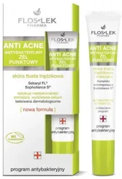 Floslek Гель для лица Antibacterial точечный 20 мл