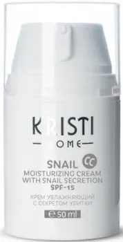 KRISTI Home Snail СС Крем увлажняющий с секретом улитки SPF-15 50 мл