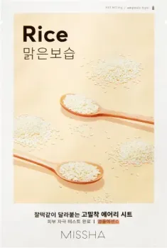 Missha Маска для лица Airy Fit Sheet Mask Rice 19 г
