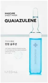 Missha Mascure Calming Solution Sheet Mask Guaiazulene 28 мл