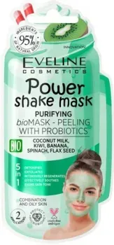 Eveline Cosmetics Маска для лица Power Shake Mask Bio очищающая 10 мл