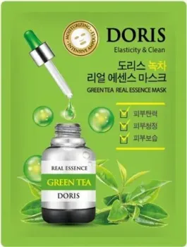 Jigott Маска для лица Doris Green Tea Real Essence 25 мл