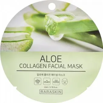 Raraskin Aloe collagen Facial mask 23 мл